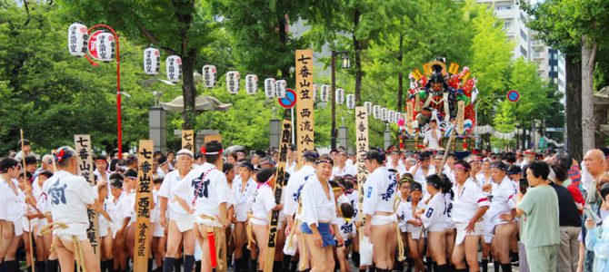 Yamakasa festival in 2019